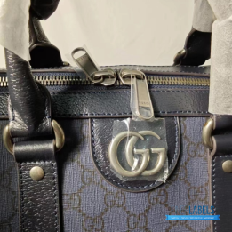 QC Gucci Ophidia Duffle Bag Blue and black