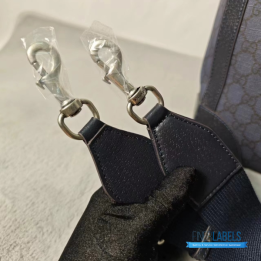 QC Gucci Ophidia Duffle Bag Blue and black
