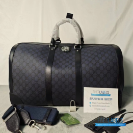 QC Gucci Ophidia Duffle Bag Blue and black