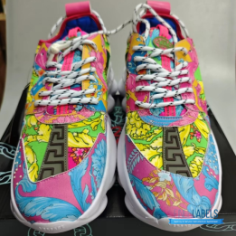 Versace Chain Reaction Fluo Barocco Sneakers