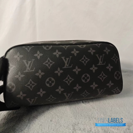 QC Louis Vuitton Dopp Kit Toiletry Pouch Monogram Eclipse Canvas