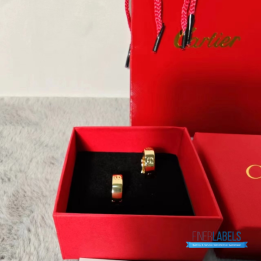 QC Cartier Love Hoop Earrings