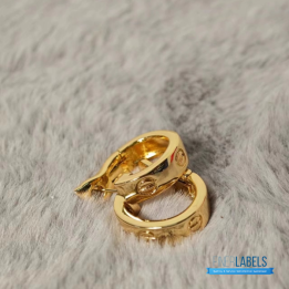QC Cartier Love Hoop Earrings