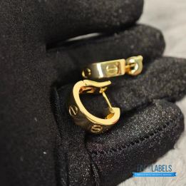 QC Cartier Love Hoop Earrings