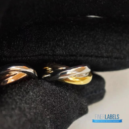 QC Cartier Trinity Hoop Earrings