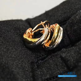 QC Cartier Trinity Hoop Earrings