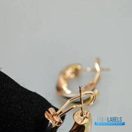 QC Cartier Trinity Hoop Earrings
