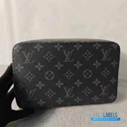 QC Louis Vuitton Toiletry Pouch in Monogram Eclipse canvas
