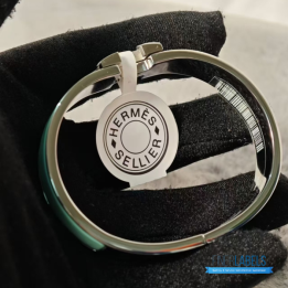 QC Hermès Clic Clac H Mint Green Enamel Bracelet