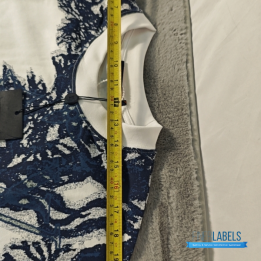 QC Louis Vuitton Blue & White Aquagarden Monogram T-Shirt