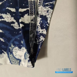 QC Louis Vuitton Blue & White Aquagarden Monogram T-Shirt