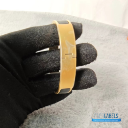 QC Hermès Clic Clac H Black Enamel Bracelet