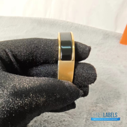 QC Hermès Clic Clac H Black Enamel Bracelet