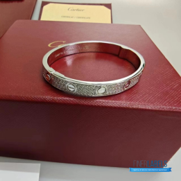 Cartier fully Paved Diamond Bangle
