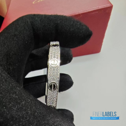 QC Cartier fully Paved Diamond Bangle