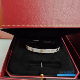 QC Cartier fully Paved Diamond Bangle