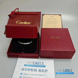 QC Cartier fully Paved Diamond Bangle