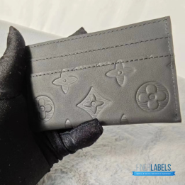 QC Louis Vuitton Double Card Holder in Black