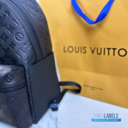 QC Louis Vuitton Discovery Backpack in Black