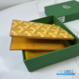 Goyard Saint Pierre Yellow Card Holder