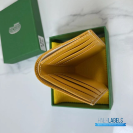 QC Goyard Saint Pierre Yellow Card Holder