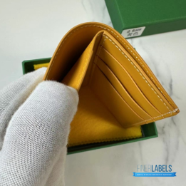 QC Goyard Saint Pierre Yellow Card Holder