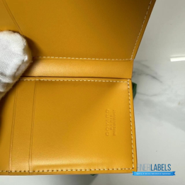 QC Goyard Saint Pierre Yellow Card Holder
