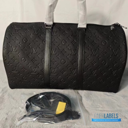 QC Louis Vuitton Keepall Bandoulière 50 Black