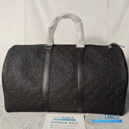 QC Louis Vuitton Keepall Bandoulière 50 Black