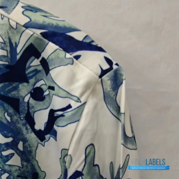 QC Louis Vuitton Monogram Aquagarden Overshirt in White and Blue