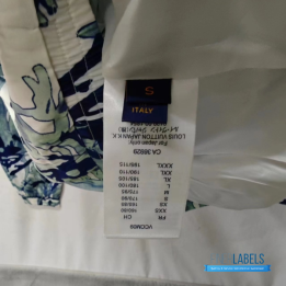 QC Louis Vuitton Monogram Aquagarden Overshirt in White and Blue