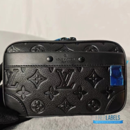 QC Louis Vuitton Alpha Wearable Wallet in Black