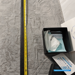 QC Prada Reversible Saffiano Leather Belt with a Polished Steel Buckle
