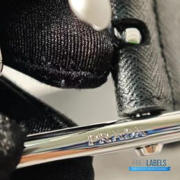 QC Prada Reversible Saffiano Leather Belt with a Polished Steel Buckle