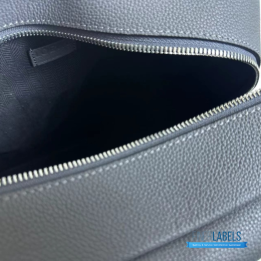 QC Loewe Military Backpack in Soft Grained Calfskin