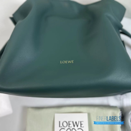 QC Loewe Mini Flamenco Leather Clutch Bag