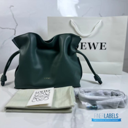 QC Loewe Mini Flamenco Leather Clutch Bag
