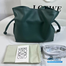 QC Loewe Mini Flamenco Leather Clutch Bag