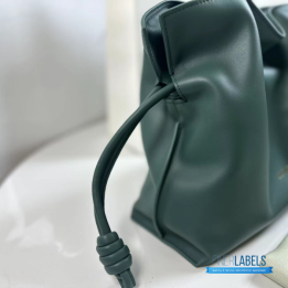 QC Loewe Mini Flamenco Leather Clutch Bag