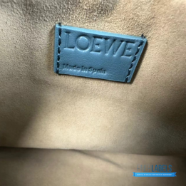 QC Loewe Mini Flamenco Leather Clutch Bag