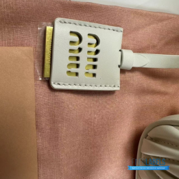QC Miu Miu Arcadie Matelassé White Nappa Leather Bag