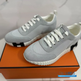 Hermès Bouncing Sneakers in a grey