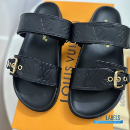 QC Louis Vuitton Bom Dia Flat Mules