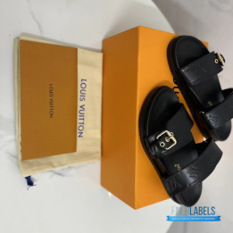 QC Louis Vuitton Bom Dia Flat Mules