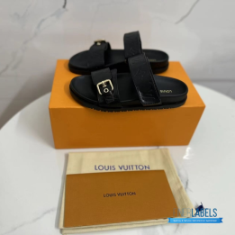 QC Louis Vuitton Bom Dia Flat Mules