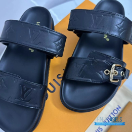 QC Louis Vuitton Bom Dia Flat Mules