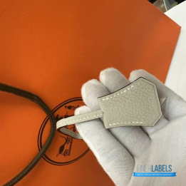 QC Hermès Birkin 25 in Bleu Ciel Togo Leather