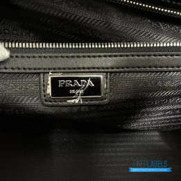 QC Prada Saffiano Leather Travel Bag