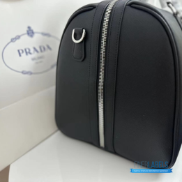 QC Prada Saffiano Leather Travel Bag