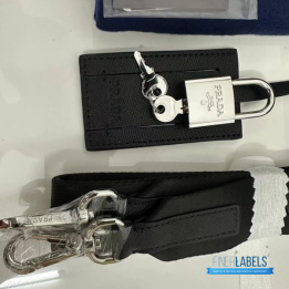 QC Prada Saffiano Leather Travel Bag